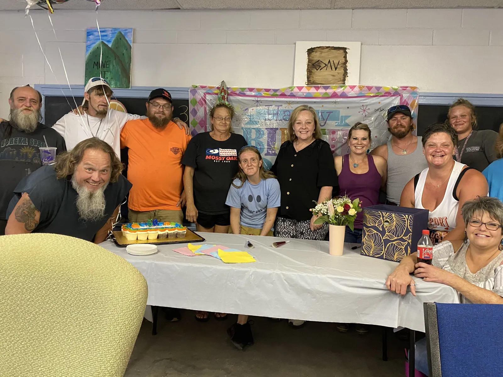 Unified in Recovery community members at a community event